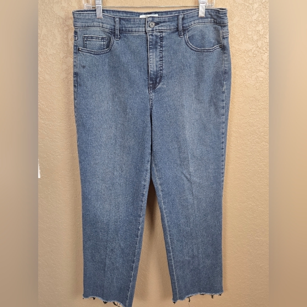 Sanctuary Social Standard Denim Straight Leg Cropped Jeans 16 (6028)
